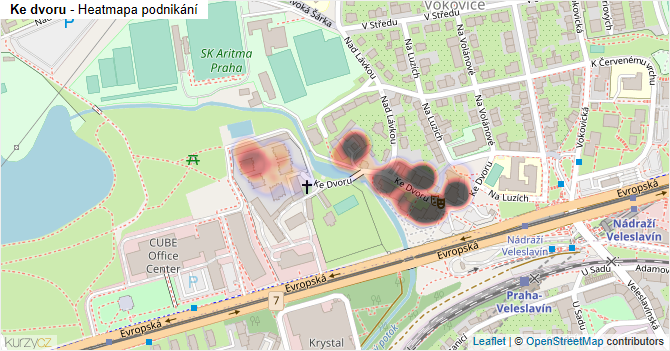 Ke dvoru - mapa podnikání