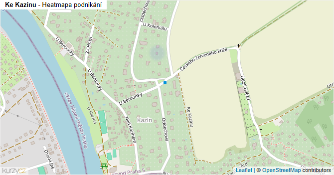 Ke Kazínu - mapa podnikání
