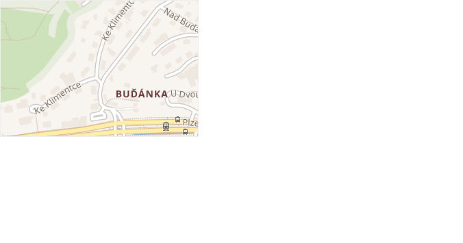 Ke Klimentce v obci Praha 5 - mapa ulice