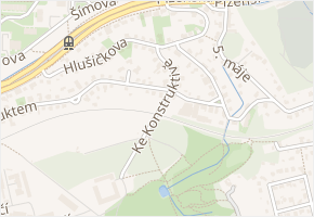 Ke Konstruktivě v obci Praha - mapa ulice