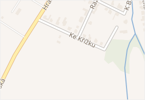 Ke křížku v obci Praha 1 - mapa ulice