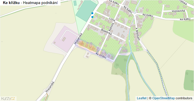 Ke křížku - mapa podnikání