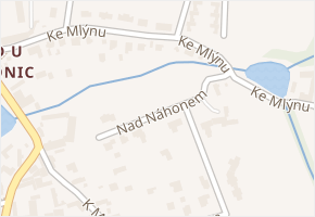 Ke mlýnu v obci Praha - mapa ulice