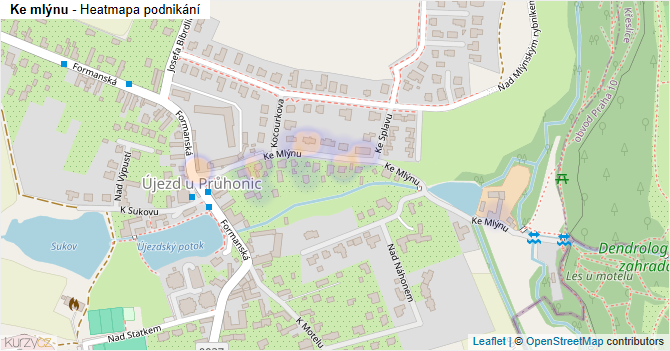 Ke mlýnu - mapa podnikání