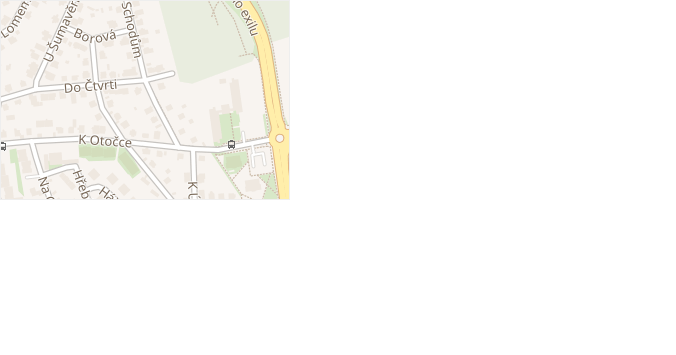Ke schodům v obci Praha - mapa ulice