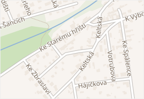 Ke starému hřišti v obci Praha - mapa ulice