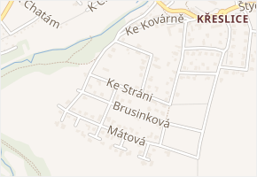 Ke stráni v obci Praha - mapa ulice
