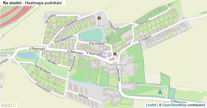 Ke studni - mapa podnikání
