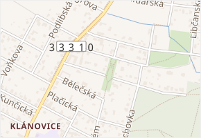 Ke znaku v obci Praha - mapa ulice