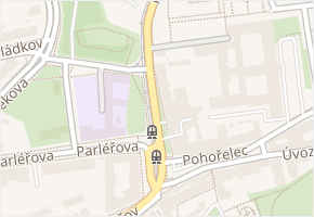 Keplerova v obci Praha 7 - mapa ulice