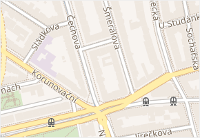 Keramická v obci Praha - mapa ulice