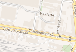 Klečákova v obci Praha 7 - mapa ulice