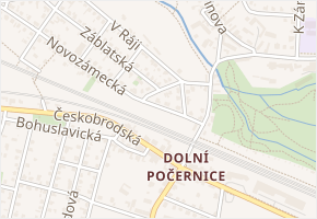Kněžická v obci Praha - mapa ulice