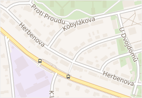 Kobylákova v obci Praha 8 - mapa ulice
