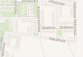 Kočova v obci Praha - mapa ulice