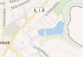 Kolešovská v obci Praha - mapa ulice