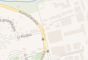 Komořanská v obci Praha - mapa ulice
