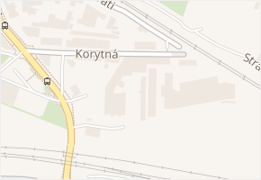 Korytná v obci Praha 2 - mapa ulice