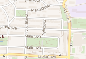 Kosatcová v obci Praha - mapa ulice