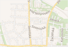Kosořická v obci Praha - mapa ulice