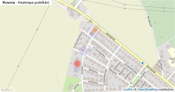 Kosova - mapa podnikání