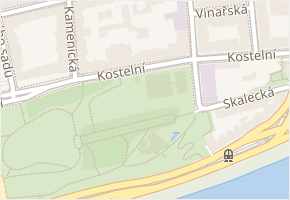 Kostelní v obci Praha - mapa ulice