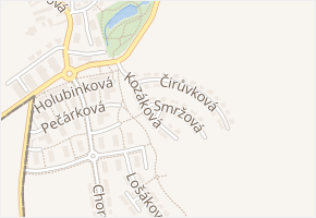 Kotrčová v obci Praha - mapa ulice