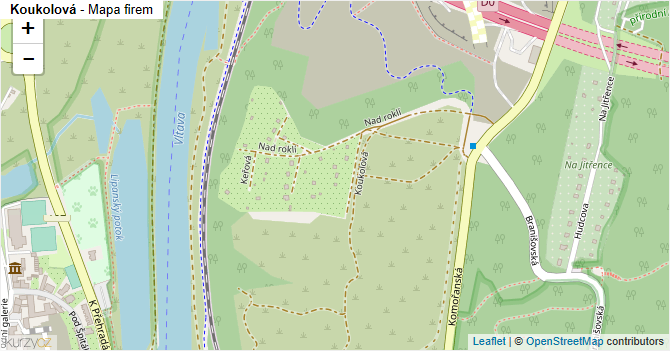 Koukolová - mapa firem