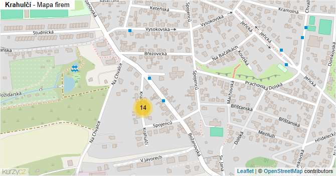 Krahulčí - mapa firem