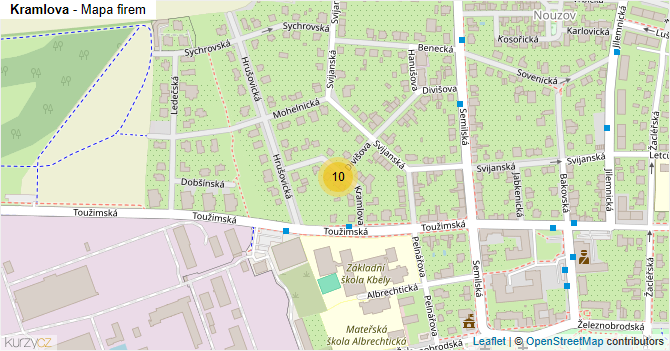 Kramlova - mapa firem