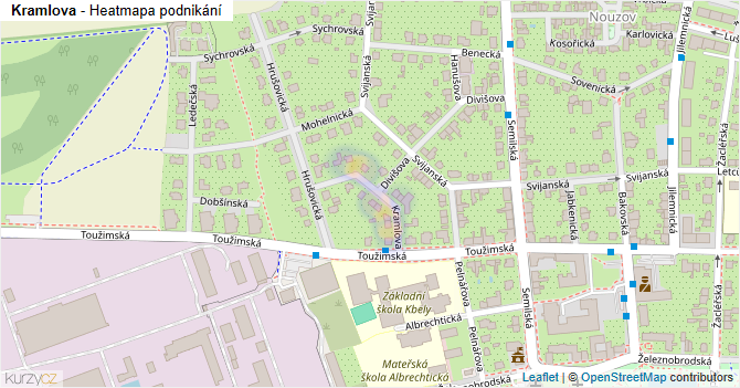 Kramlova - mapa podnikání