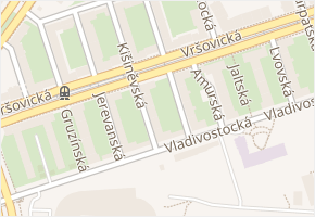 Krasnojarská v obci Praha 18 - mapa ulice