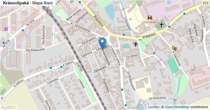 Krásnolipská - mapa firem
