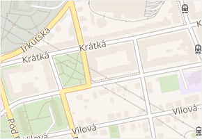 Krátká v obci Praha 6 - mapa ulice