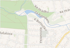 Kriváňská v obci Praha 15 - mapa ulice
