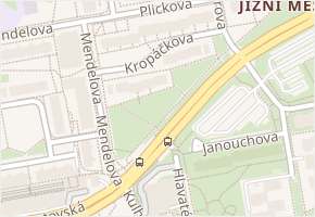 Kropáčkova v obci Praha - mapa ulice