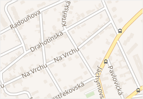 Krteňská v obci Praha 12 - mapa ulice