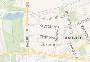 Krystalová v obci Praha - mapa ulice