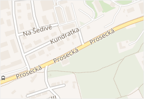 Kundratka v obci Praha 1 - mapa ulice