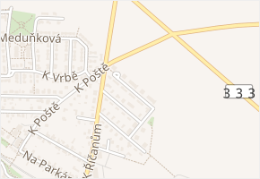 Kupkova v obci Praha - mapa ulice