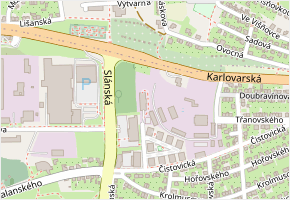 Kutrovická v obci Praha - mapa ulice