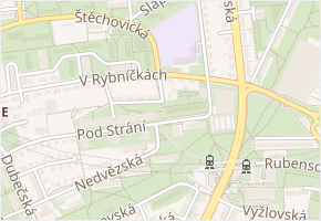 Květnická v obci Praha - mapa ulice