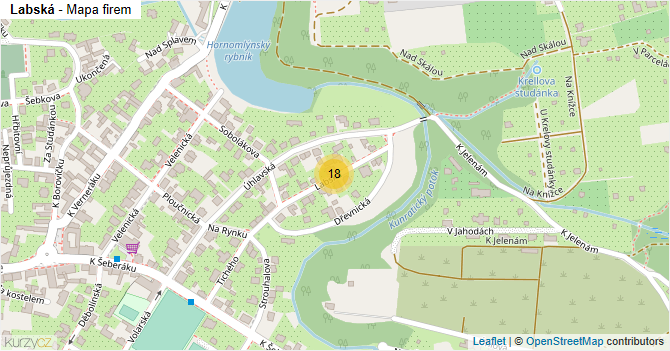Labská - mapa firem