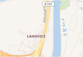Lahovská v obci Praha - mapa ulice