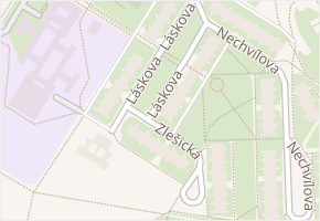 Láskova v obci Praha 7 - mapa ulice