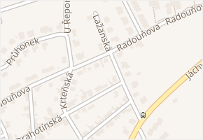 Lažanská v obci Praha 2 - mapa ulice