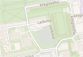 Lečkova v obci Praha 4 - mapa ulice
