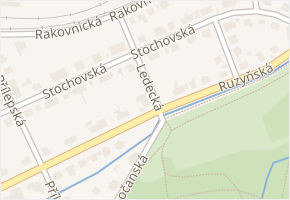 Ledecká v obci Praha - mapa ulice