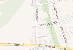 Ledečská v obci Praha 5 - mapa ulice
