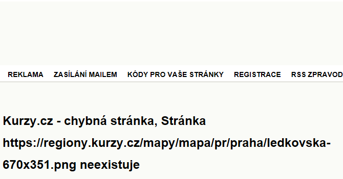 Ledkovská - mapa ulice